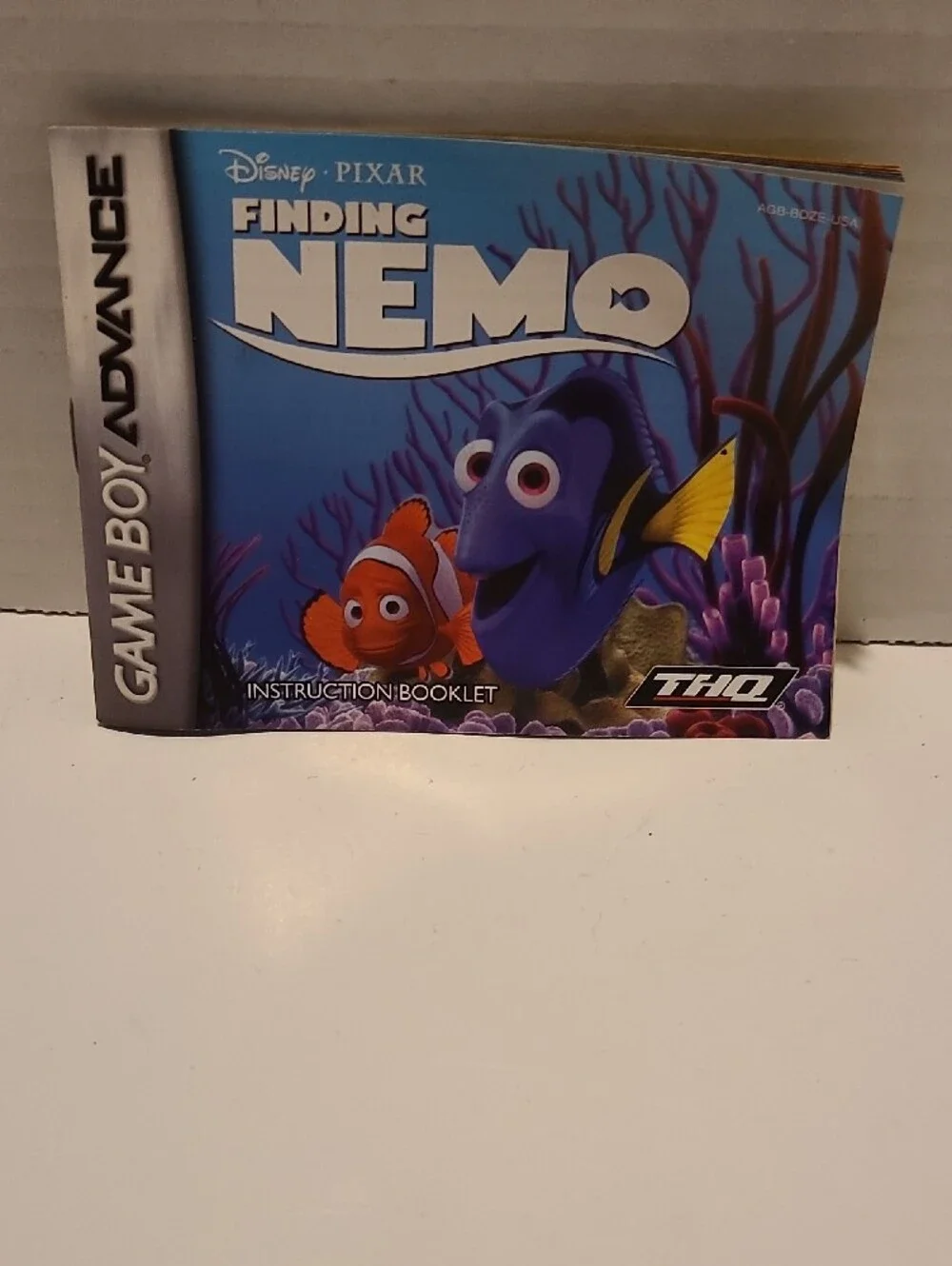 Nintendo Game Boy Advance Monsters, Inc. / Finding Nemo Game Cartridge - Blue